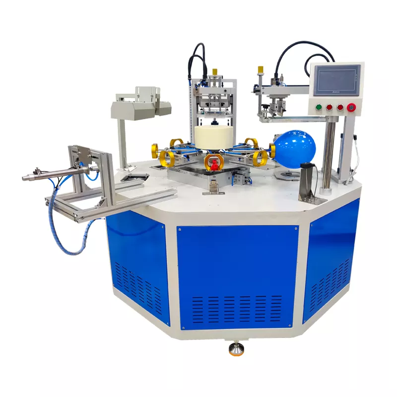 Αυτόματο μηχάνημα μεταξοτυπίας 2 χρωμάτων μπαλονιών