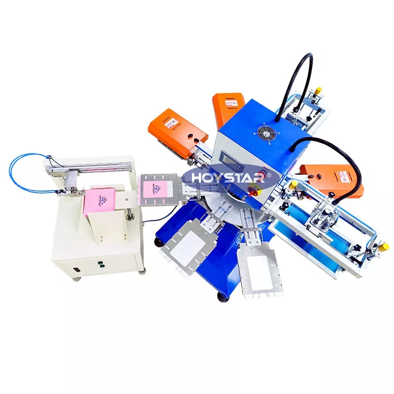 Αυτόματο μηχάνημα μεταξοτυπίας χαρτοπετσέτας 2 χρωμάτων